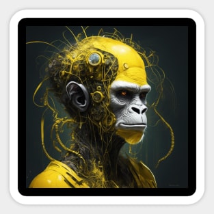 CYBER MONKEY III Sticker